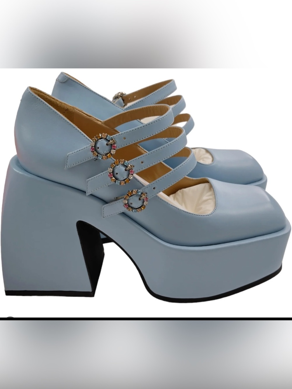 Nodaleto Bulla Heels in blue leather